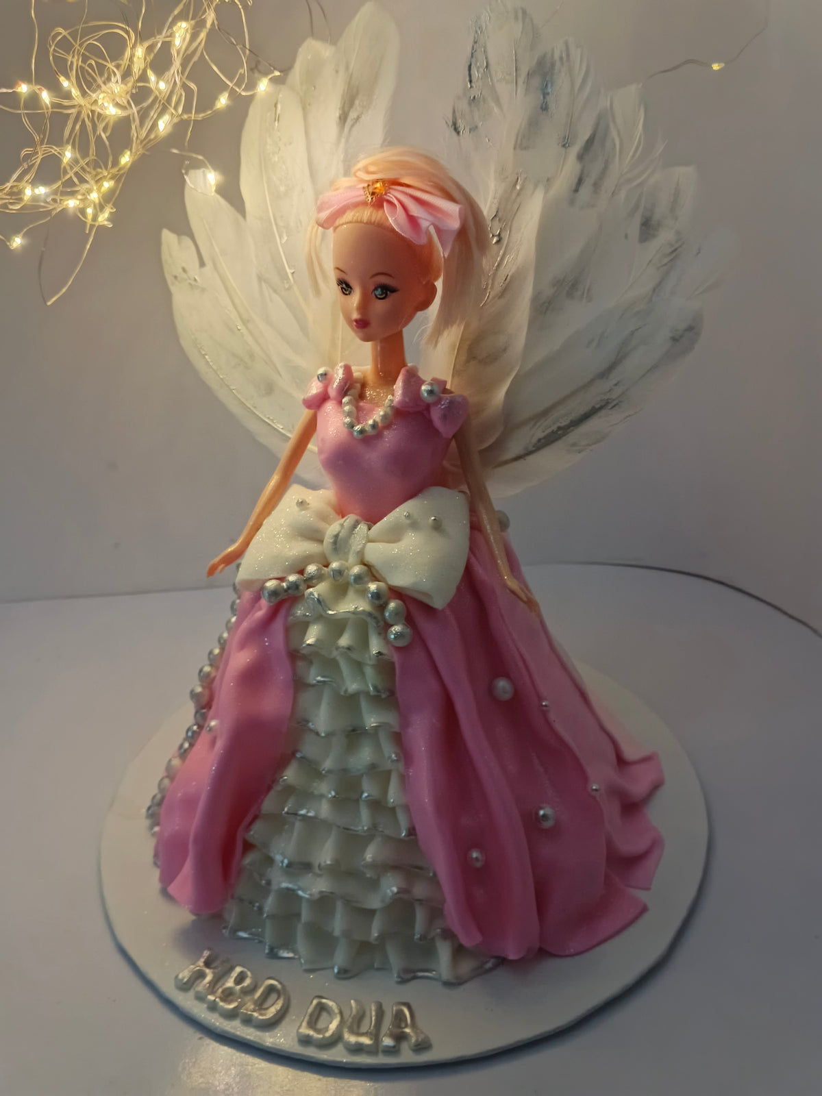 twin girls birthday cake fairy garden theme pestle color scheme