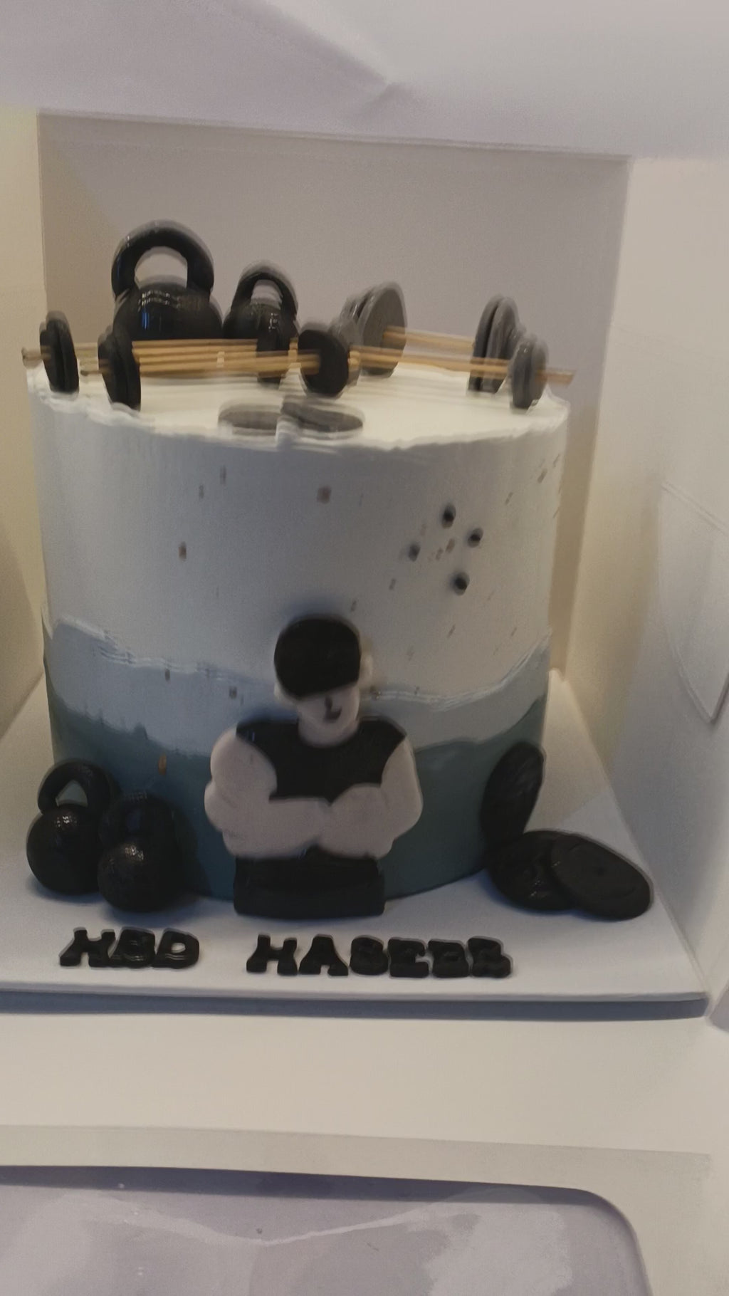 cake with basket