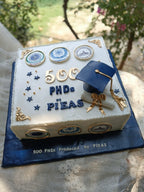 NIBGE 5000 PHDs cake with review