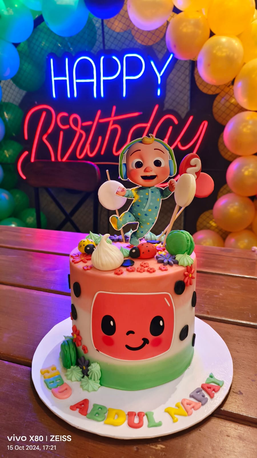 cocomelon theme cake