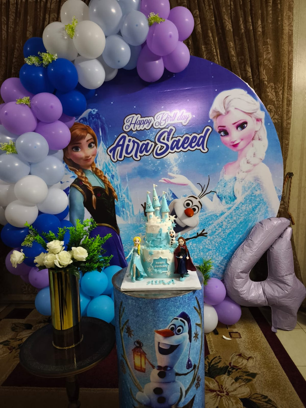 frozen theme cake 8 pounds handmade charachters
