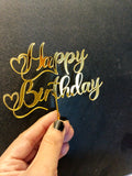 stylish happy birthday topper get it free with your 2 pounds cake in Ictober sale 🫰🏻