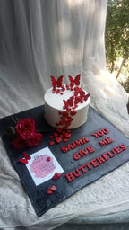 anniversary cake trey decor