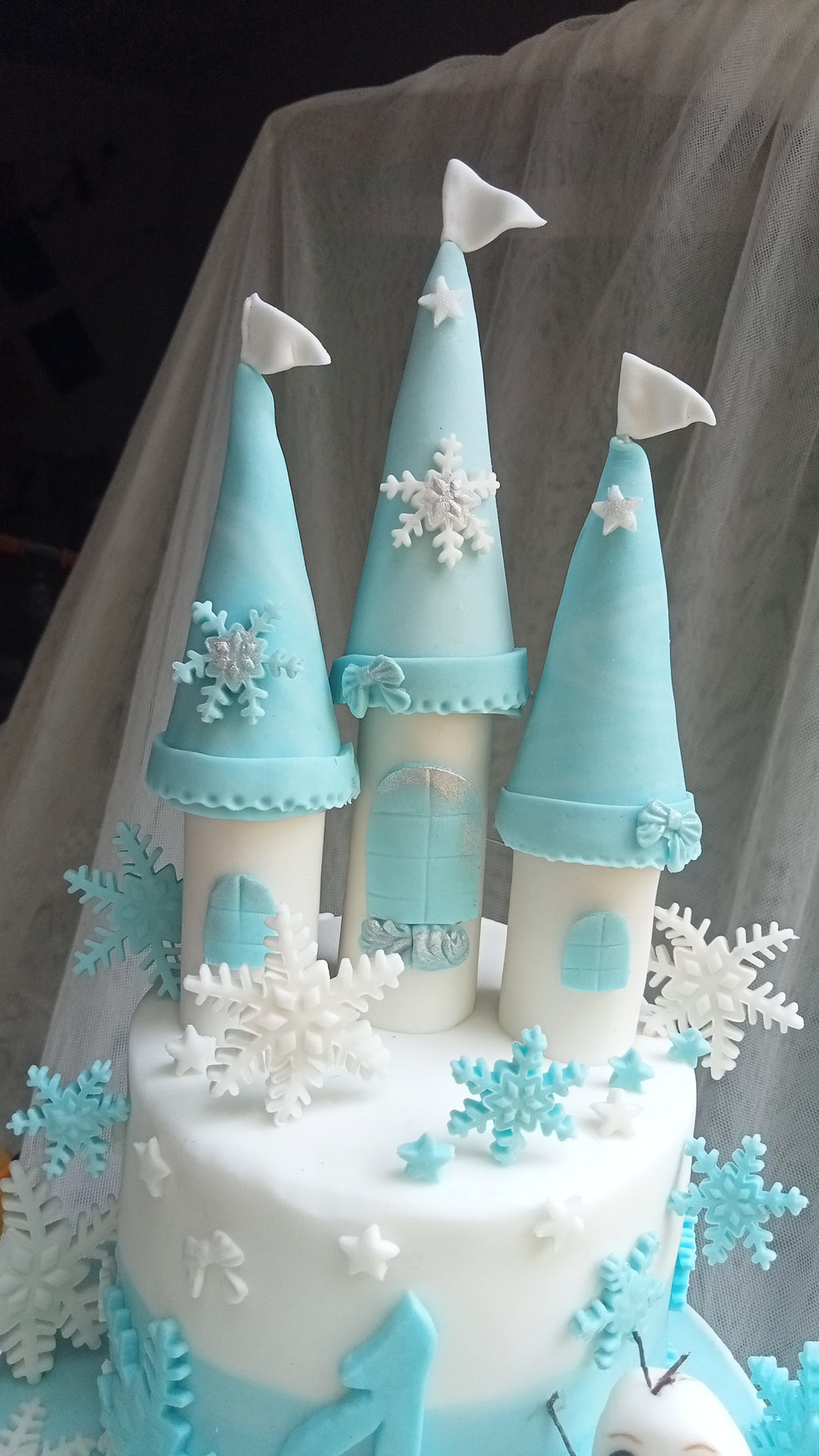 frozen theme cake 8 pounds handmade charachters