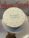 minimalist birthday cake for wife