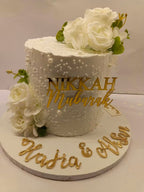 nikkah mubarak cake