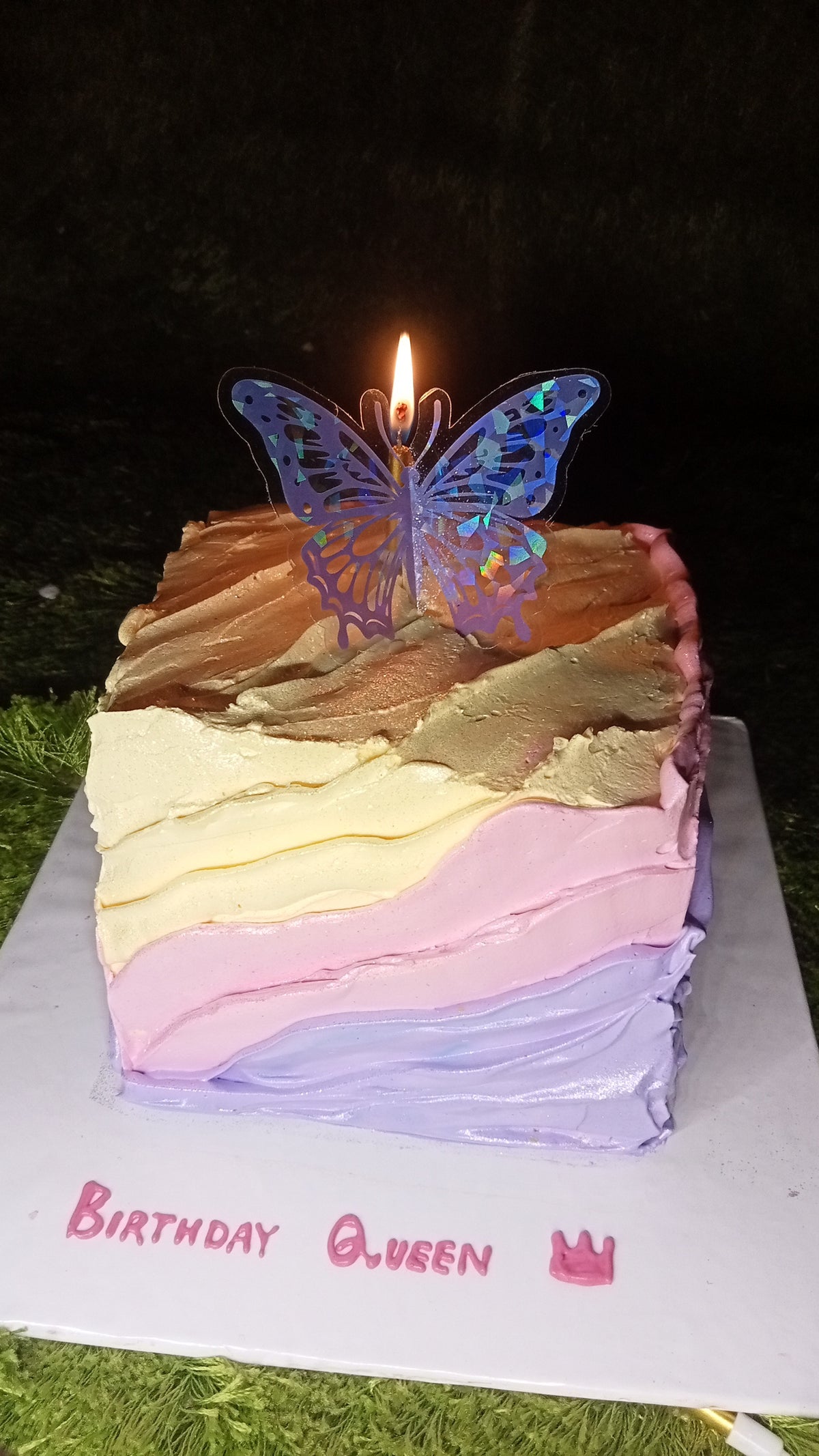 caramel butterfly cake 2 pounds